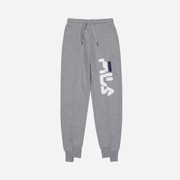 Pantalón Jogger Fila Mujer Gris - Unbalance Linear Logo - España 578416SRD